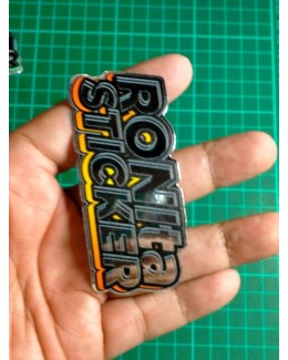Cetak Sticker Die Cut Chrome RONIta